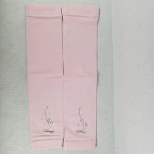 Cooltac UV Arm Guards Pink Cooling Sweat Absorb Moisture Control Size S